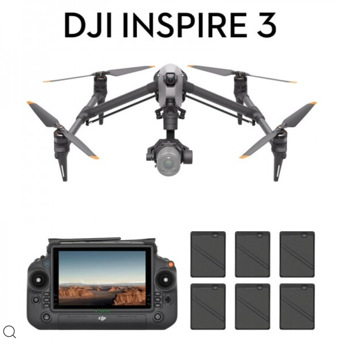 Inspire3 DJI Inspire 3 Standard Combo (DJI RC Plus) T740 Camera Drone (6 Batteries) - Image 1